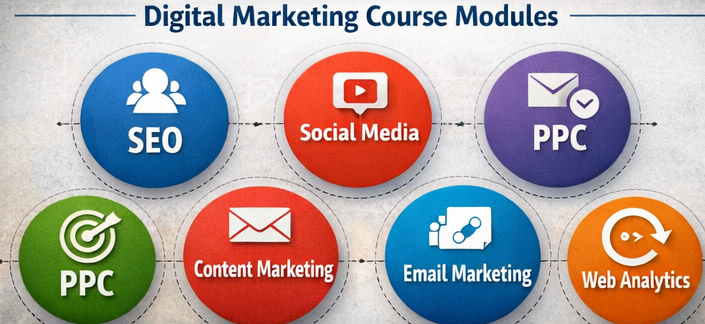 Digital Marketing Course Modules at IICE Shimla