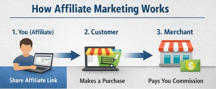How Affiliate Marketing Works