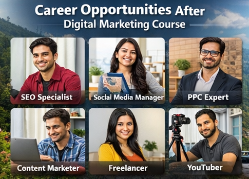 Career opportunities after digital marketing course