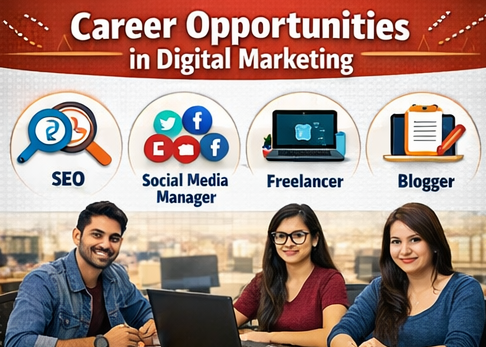 career opportunities after digital marketing course seo expert social media manager freelancer
