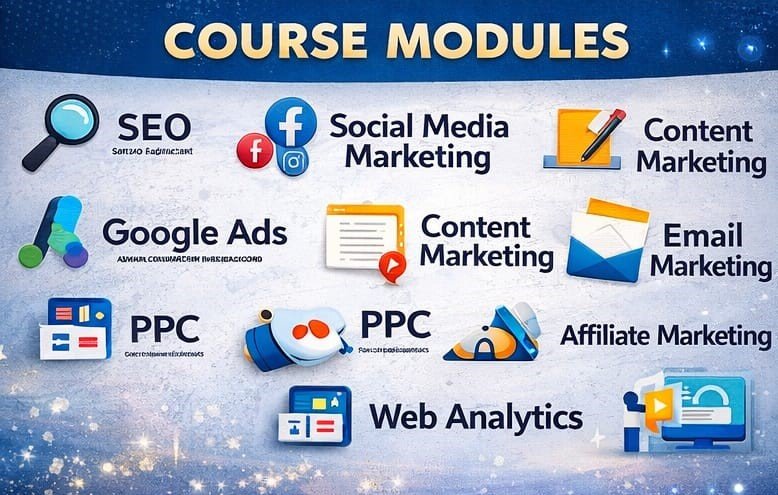 Digital marketing course modules in Shimla