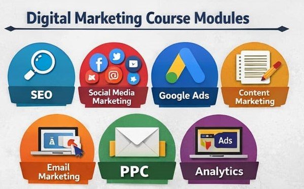 digital marketing course modules