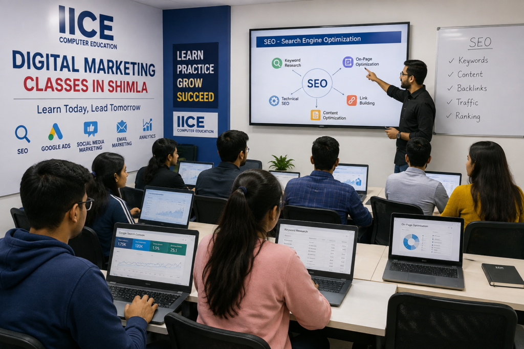 Digital Marketing Classes in Shimla .