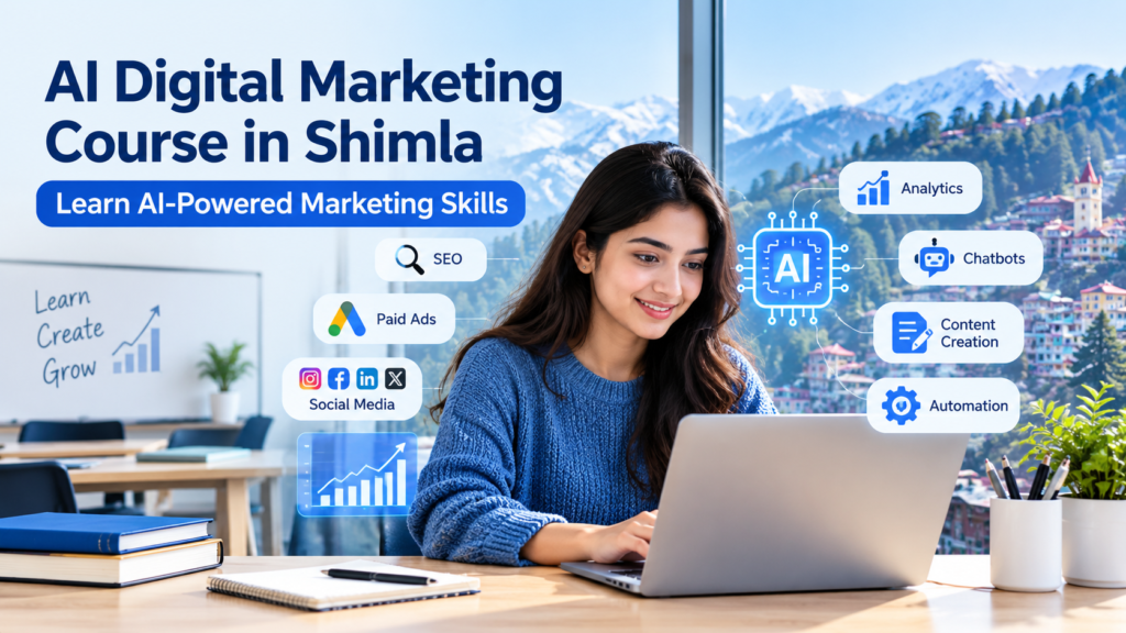 AI Digital Marketing Course in Shimla with AI-powered marketing skills